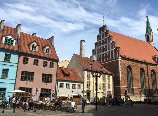 Viele schöne Häuser, viele alte Gebäude