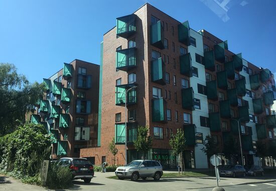 viele neue Wohnkomplexe