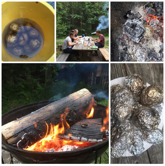 Grillen ... Kartoffeln mit Quark