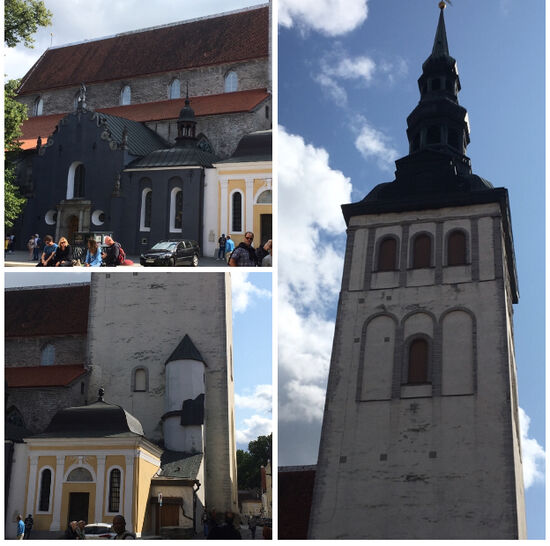 Geht leider ni im Ganzen aufs Bild St. Nikolaikirche aus dem 13.Jh..Die im Bombenhagel von 1944 zerstörte Kirche wurde erst in der 1980er Jahren wieder aufgebaut.