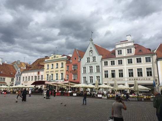 Viele Gaststätten und schöne Häuser