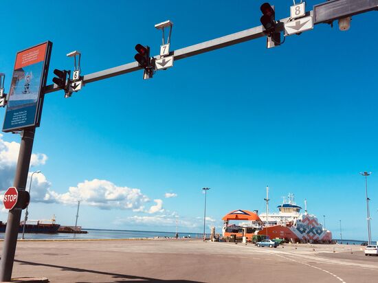 Fähre Richtung Muhu