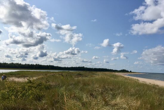 Links See-rechts Meer