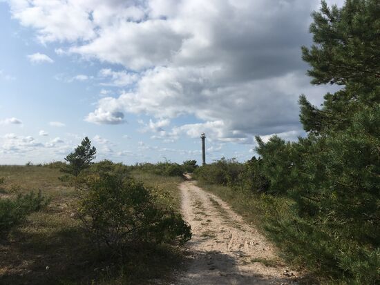 Richtung Leuchtturm .... es ist so schön....kaum Menschen.....