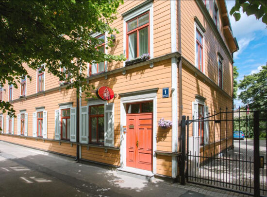 Unser kleines Hotel etwas außerhalb