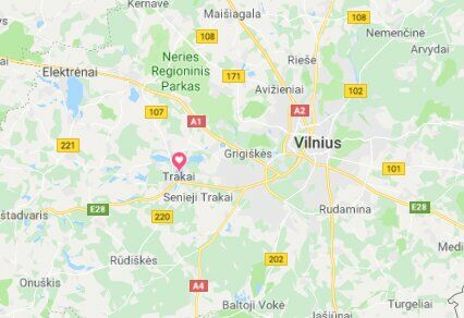 da sind wir nun, ca 15 km von Vilnius entfernt...