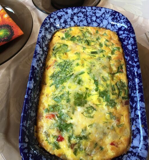 Mmmh... Omelette aus dem Ofen oberlecker