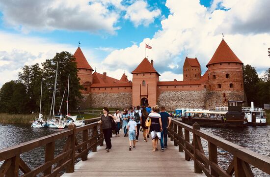 So viele Touristen ....