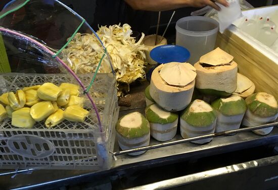 thailändische Kokosnüsse