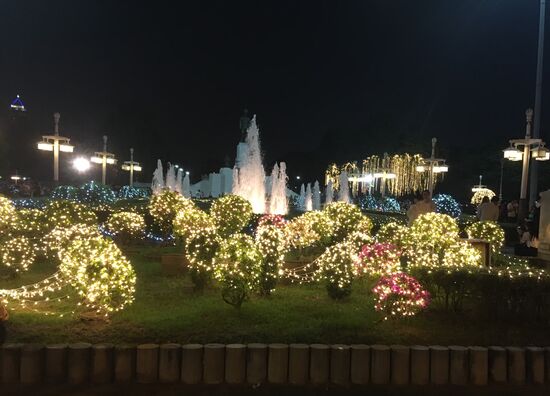 Hier geht’s in den Lumphini Park