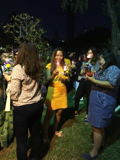 Alle freuen sich , eine schöne ruhige Stimmung