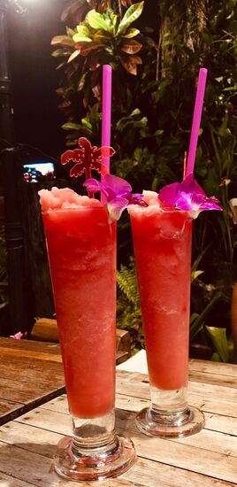 Unser Absacker - Wassermelonensmoothie ... 