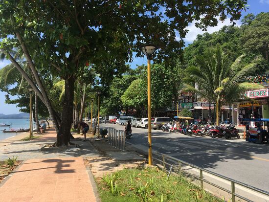 Entlang der „Promenade „