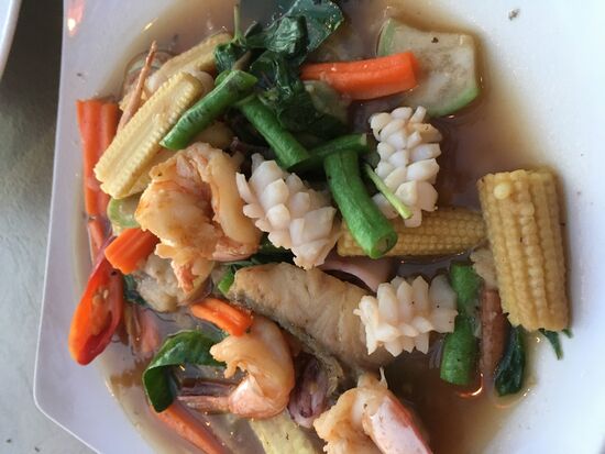 Uns schmeckt es hier überall richtig gut