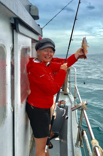 Mein erster Fisch, ein Red Snapper, die schmecken