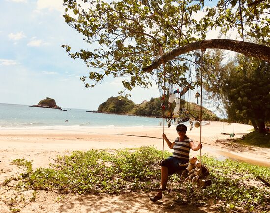 Ich warte und schaukle derweil