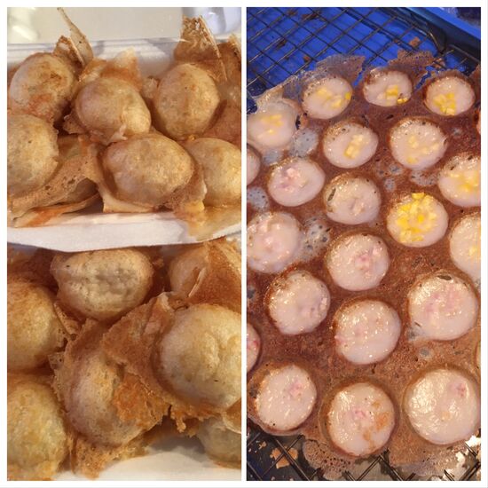 gebackene Kokostaler... lecker und machen satt.....