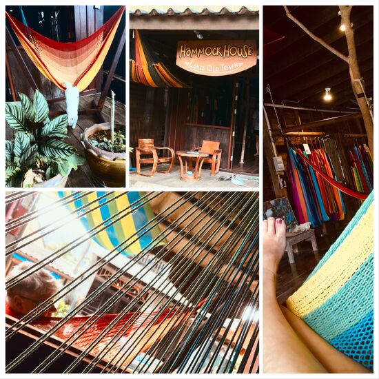 Ein toller Hängemattenladen..... wir überlegen lange, aber leider haben wir keinen Platz zu Hause