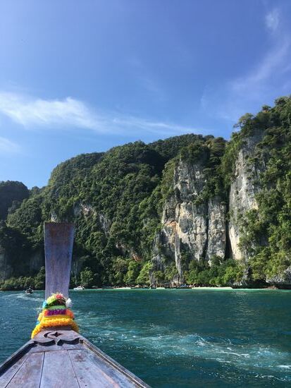 Wir fahren zum Monkeybeach