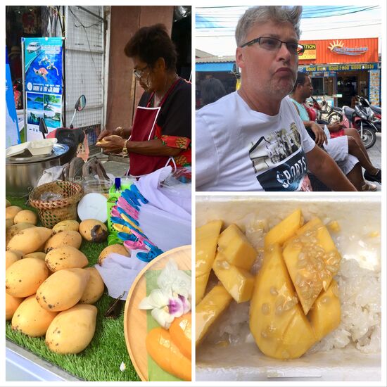 Mango with Sticky Rice and Coconutsosse ... einfach lecker