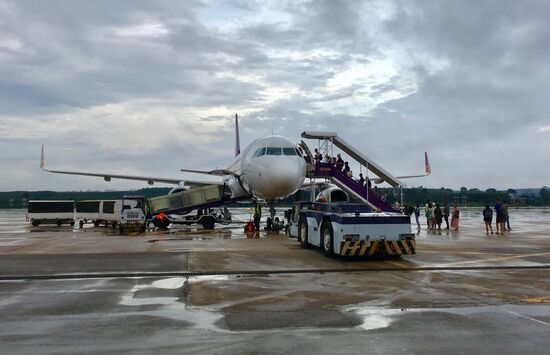 Unser Flieger nach Bangkok