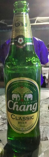 Schmeckt.... großes Chang für 60 Baht ( 1,80€) in den Urlaubsgebieten haben wir 100-120 Baht bezahlt