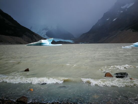 Gespenstisch: Die Laguna Torre.