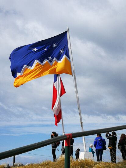 die Flagge der Antarktisregion!