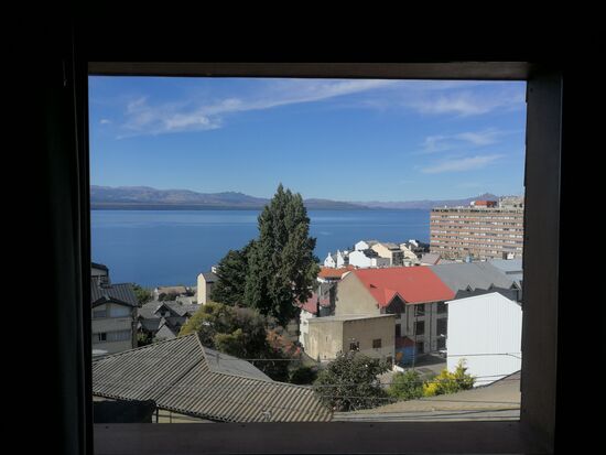 Aus dem Hotelzimmerfenster