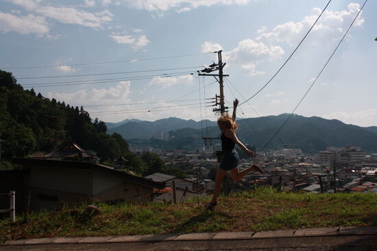 Von dem Kulturzentrum im Shiroyama Park in Takayama hat man einen wunderbaren Blick über die Stadt.