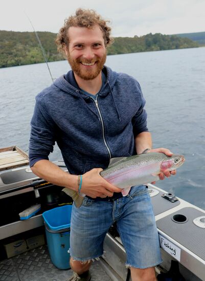 Morgens an der Angel...