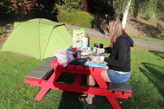 Frühstücksbuffet in Dunedin