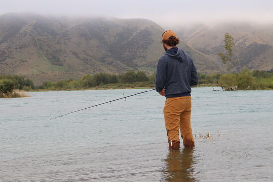 ....nach vollem Körpereinsatz beim Fischen!