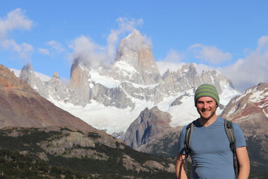 Den Fitz Roy im Rücken
