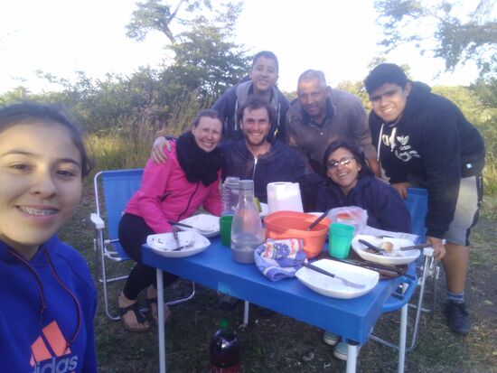 Abendessen mit der Familie...