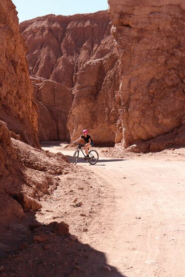 Schluchten im Valle de la Muerte