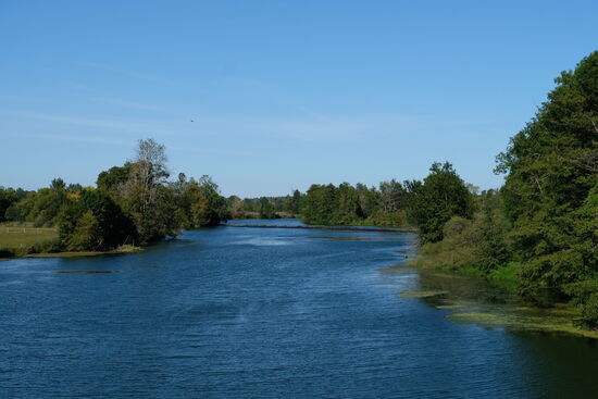 Idyllische Flußabschnitte.