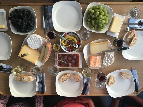 Es darf und muss auch mal eine Käseplatte sein.