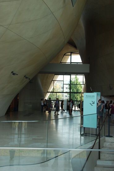 Innenansicht des Eingangsbereichs des Museums