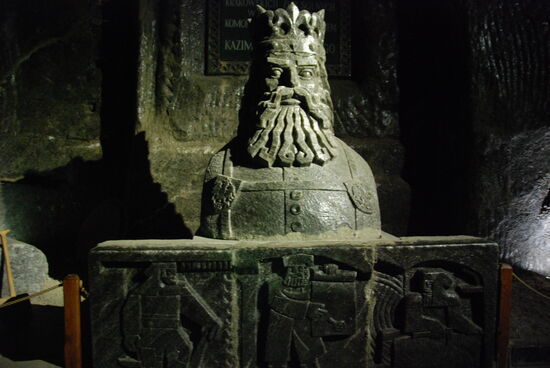 Salzskulptur König Kazimirs
