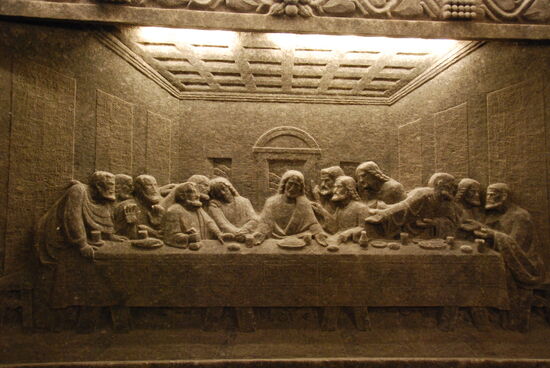 eine sehr salzige Version des Letzen Abendmahls