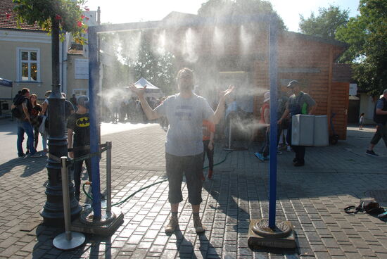 Auch wenn das salzige Wasser gut für die Lunge sein soll, habe ich noch nichts gemerkt