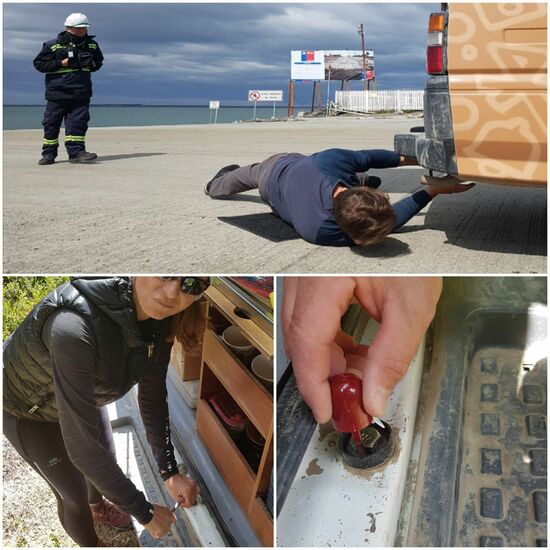 Der Ersatzreifen ist wieder fest montiert