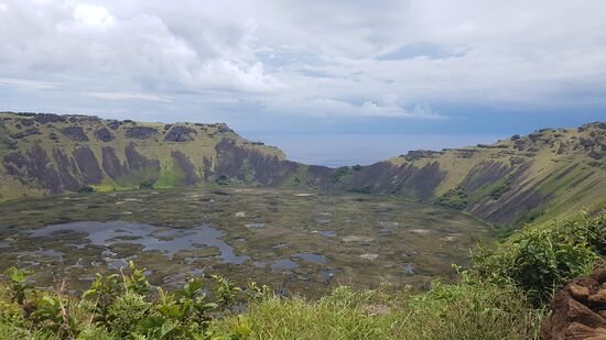 Nach unserem Todesmasrch auf den Vulkan hatten wir einen tollen Ausblick