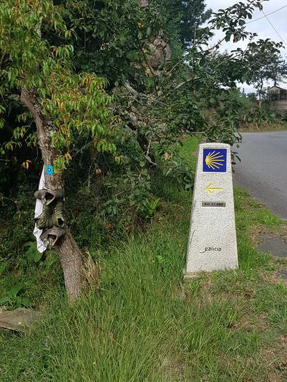 Ein Monument von vielen auf dem Weg