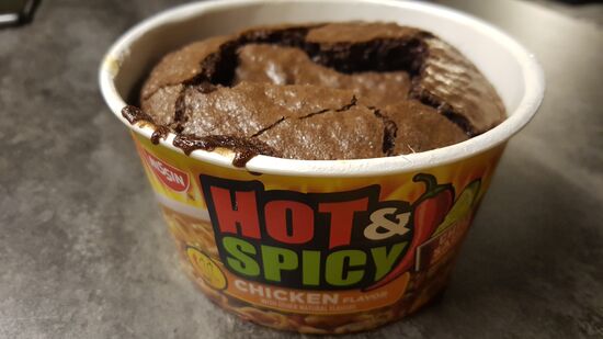 Hot and spicy chicken war gestern! Heute hot and lecky brownie!