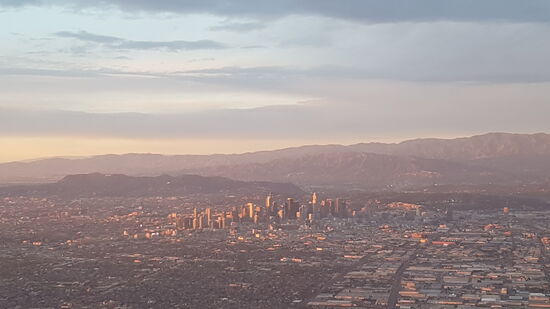Von oben ist  unser persönlicher Blumenkohl/Los Angeles  ja echt schön!