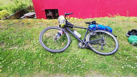 Mein erster Plattfuß.