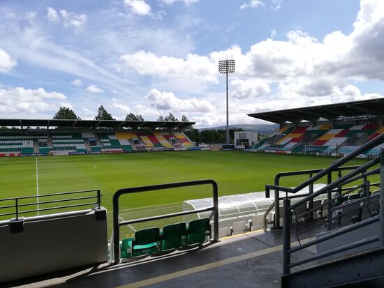 Das Stadion der Shamrock Rovers.