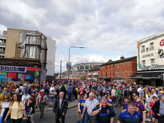 Hurling Halbfinale im Croke Park.